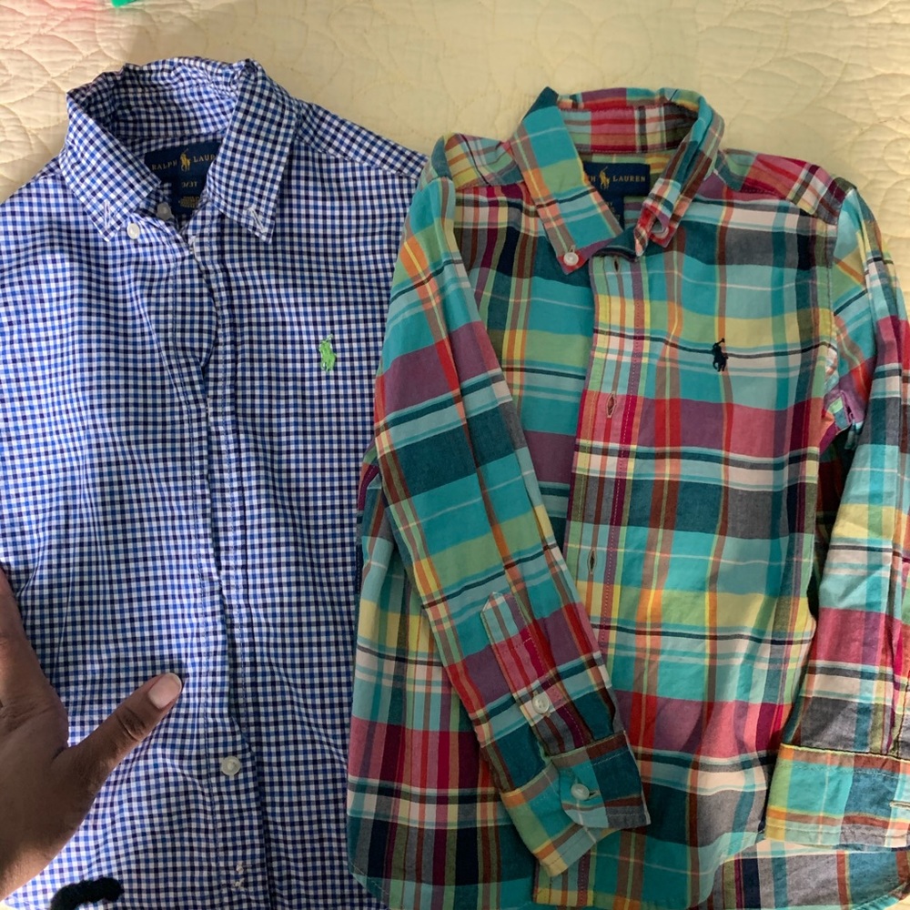 Boys RALPH LAUREN Button Down Shirts 💙💙